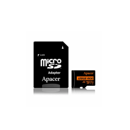 მეხსიერება - Micro SD Card Apacer V30 128 GB + Adapter