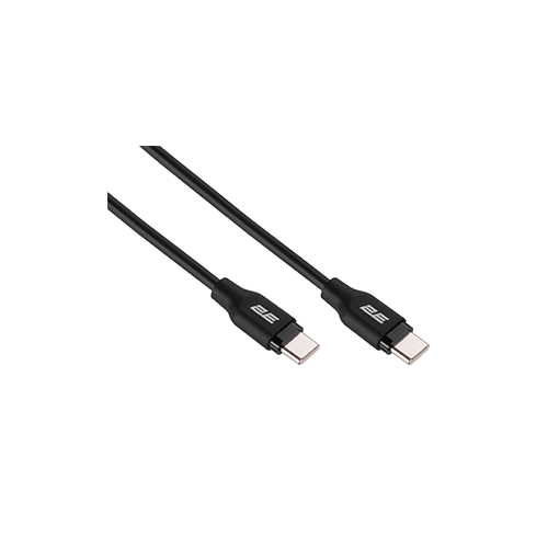 მობილურის კაბელი - 2E Cable Type-C To Type-C Glow 60W 1m Black