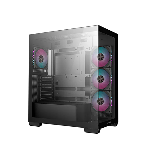 ქეისი - Deep Cool CG580 4F Black - 4x120 Fan ARGB