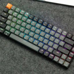 უკაბელო ტენვადი მექანიკური კლავიატურა - Keychron K3 K V3 84 Key RGB Red Switch Rechargeable BT