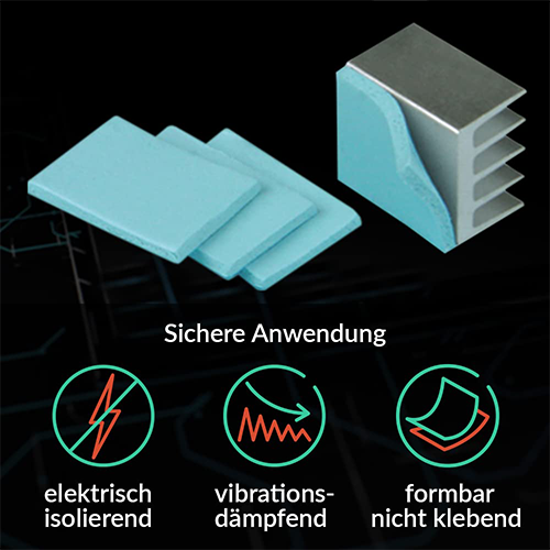 თერმო ბალიში - Arctic Thermal Pad 1.5 mm 50x50 mm