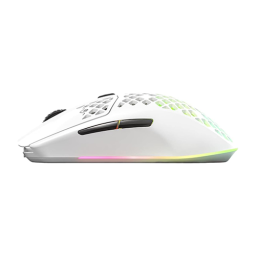 უკაბელო ტენვადი Bluetooth მაუსი - SteelSeries Aerox 3 RGB Ghost Rechargeable WL BT