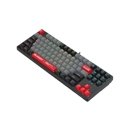 მექანიკური კლავიატურა - A4Tech Bloody S87 RGB Energy Red