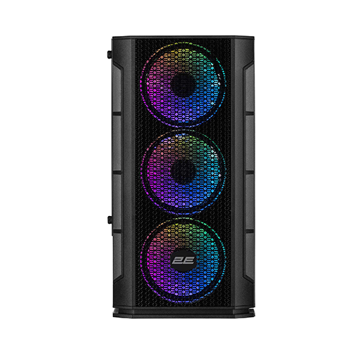ქეისი - 2E Gaming Calleo GB700 Black - 4x120 Fan ARGB