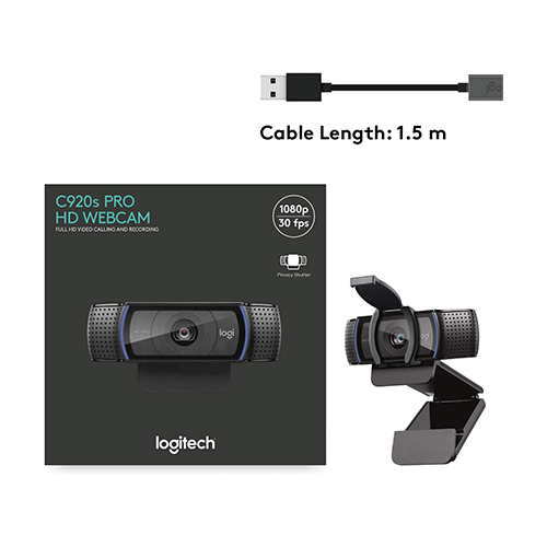 ვიდეოთვალი - Logitech C920S Pro