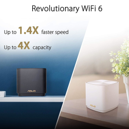 Wi-Fi როუტერი - Asus Zen WI-Fi AX Mini AX1800 Dula-Band Mesh XD4 3 Pack Wi-Fi 6
