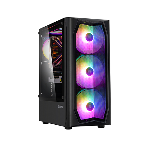 ქეისი - Zalman N4 REV.1 Black - 3x120 Fan RGB + 3x140 Fan LED