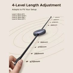 მობილურის კაბელი - Ugreen L531 1m Grey-Black