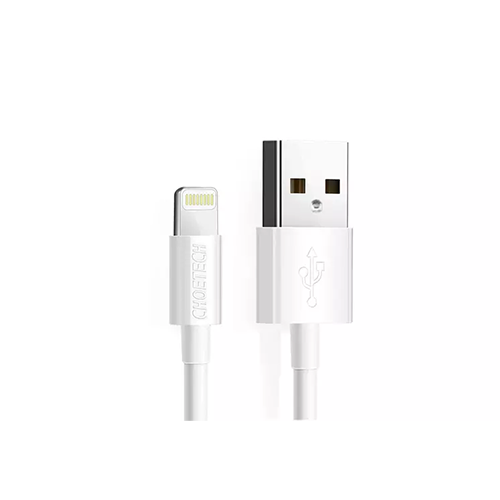 მობილურის კაბელი - Choetech IP0027 1.8m MFI USB To Lightening Cable White