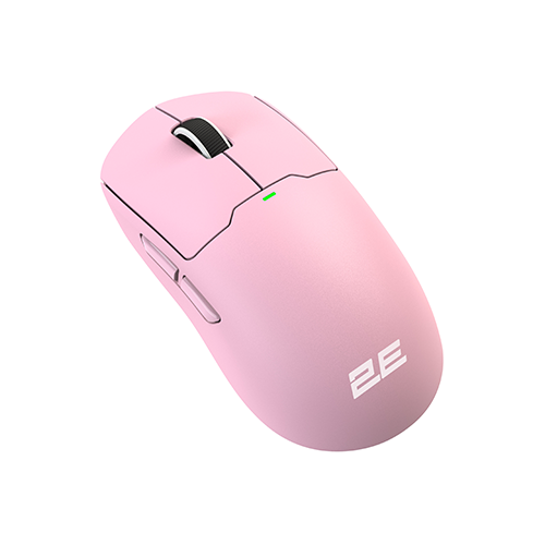 უკაბელო მაუსი - 2E Gaming MG355 RGB Pink WL