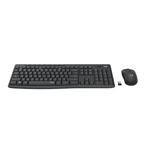 კომბო - უკაბელო კლავიატურა + მაუსი - Logitech MK295 Silent Black