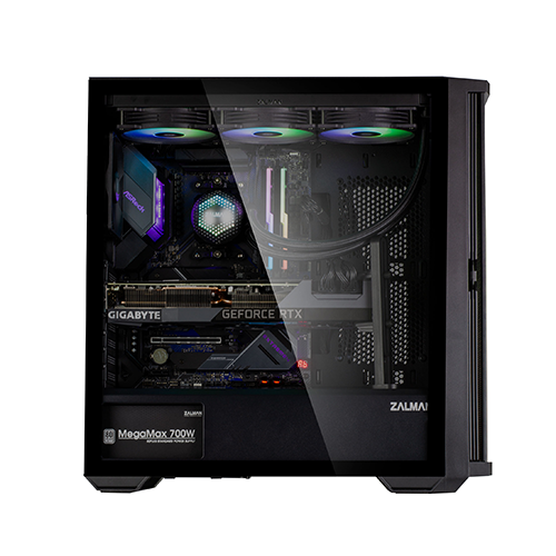 ქეისი - Zalman Z10 Black - 3x140 Fan + 1x120 Fan