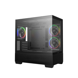 ქეისი - Deep Cool CG380 3F Black - 3x120 Fan ARGB