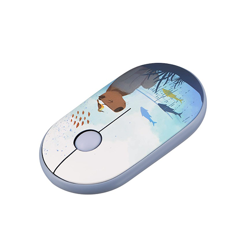 Wireless Bluetooth Mouse - 2E MF300 Capybara Swim Silent Blue WL BT
