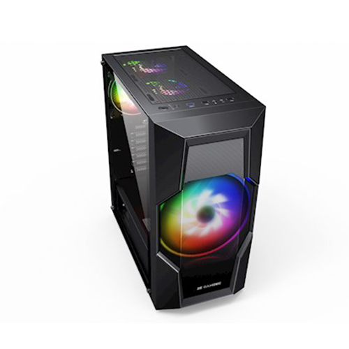 ქეისი - 2E Gaming Turbo G2057B Black - 3x120 Fan ARGB + 1x200 Fan ARGB