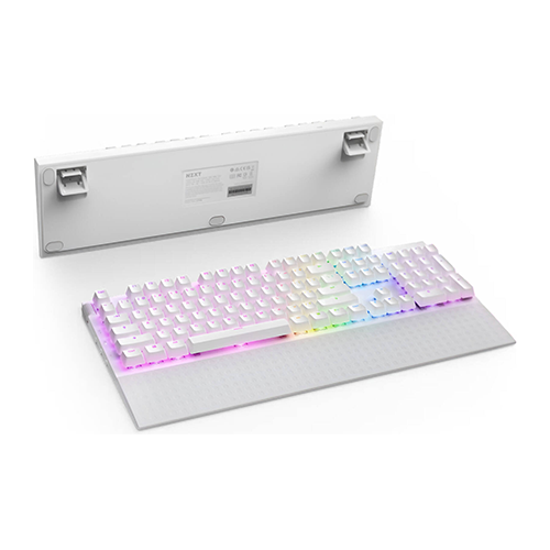 მექანიკური კლავიატურა - NZXT Function 2 RGB Linear Switch White