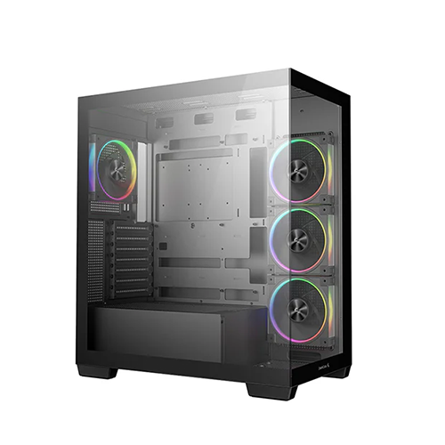 ქეისი - Deep Cool CG580 4F V2 Black - 4x120 Fan ARGB