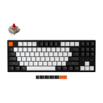 Mechanical Keyboard - Keychron C1 Wired 87 Key Hot-Swap Gateron Switch White LEDRed
