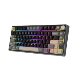 მექანიკური კლავიატურა - Royal Kludge RK R75 K Silver Switch Phantom