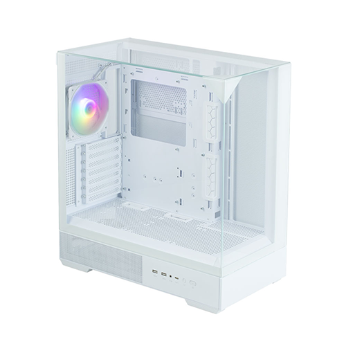 ქეისი - Zalman P40 Prism White - 1x120 Fan ARGB