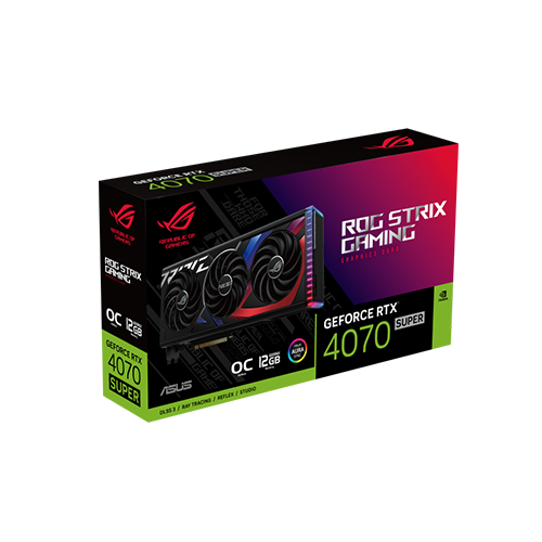 ვიდეობარათი - Asus Rog Strix RTX 4070 12 GB Super Oc