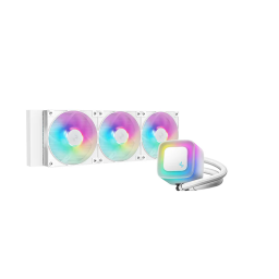 პროცესორის წყლის გაგრილება - Deep Cool LE360 V2 360 mm ARGB White