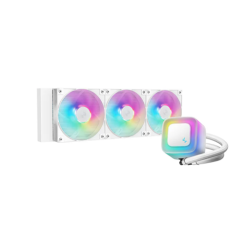 პროცესორის წყლის გაგრილება - Deep Cool LE360 V2 360 mm ARGB White