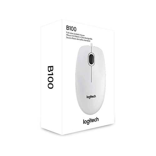 მაუსი - Logitech B100 Corded White