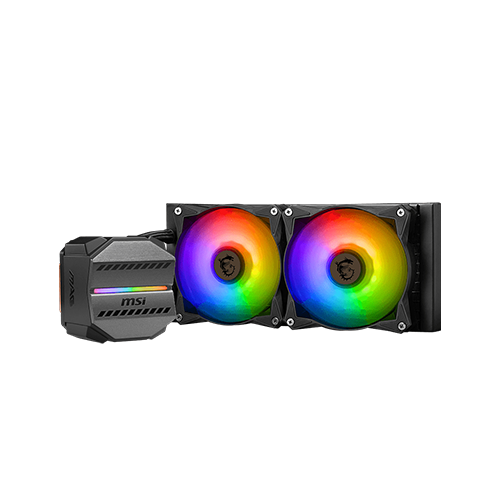 პროცესორის წყლის გაგრილება - Msi Mag Core Liquid M240 240 mm ARGB Black