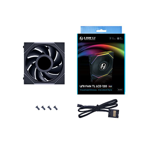 ქეისის გაგრილება - Lian Li G99 TLLCD 140-1 140 mm Reverse Black