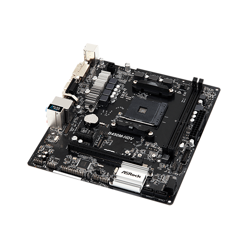 დედაბარათი - Asrock B450M-HDV DDR4