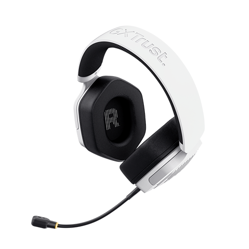 უკაბელო Bluetooth ყურსასმენი - Trust GXT 493W Carus White WL BT