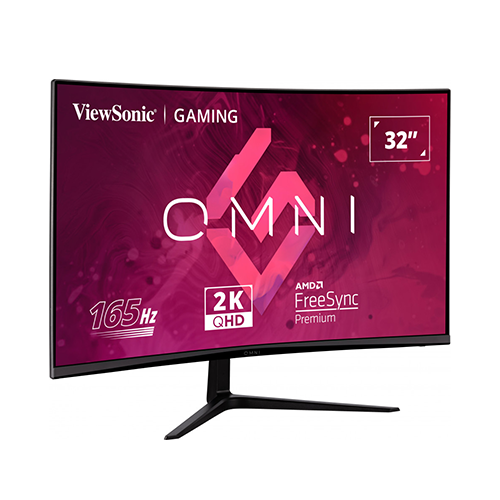 რკალური მონიტორი - ViewSonic Omni VX3218C - 32 Inch / 2K / VA / 180 Hz / 1 Ms