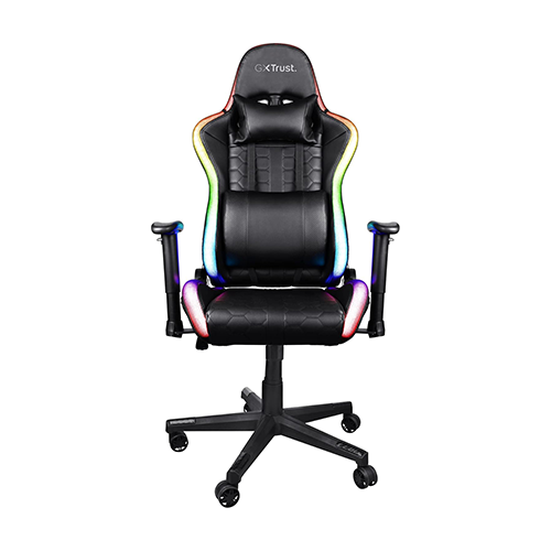 კომპიუტერის სკამი - Trust GXT 716 Rizza RGB Led Gaming Chair + Power Bank 10000 mAh