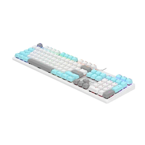 მექანიკური კლავიატურა - A4Tech Bloody S520N BLMS Blue Switch Ice White