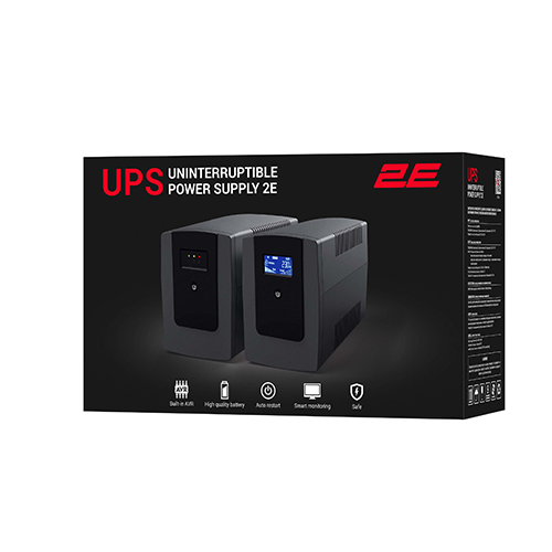UPS - UPS 2E ED1200 200 VA Led 3 x Schuko 720 Watt