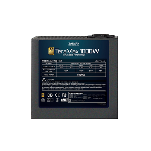 კვების ბლოკი - Zalman Teramax ZM1000-TMX 1000 Wattt 80 Plus Gold Full Modular