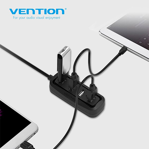 USB Hub 4 Port - Vention 0.5მ