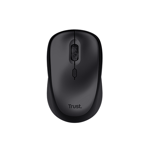 კომბო - ნოუთბუქის ჩანთა + უკაბელო მაუსი - Trust Bologna Bag And Mouse Black