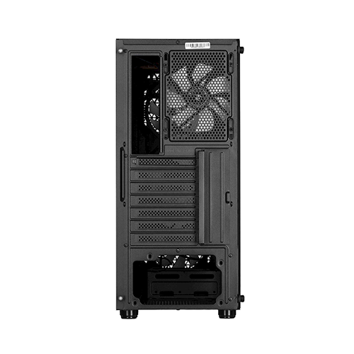 ქეისი - 2E Gaming Hexagon G338 Black - 3x120 Fan ARGB
