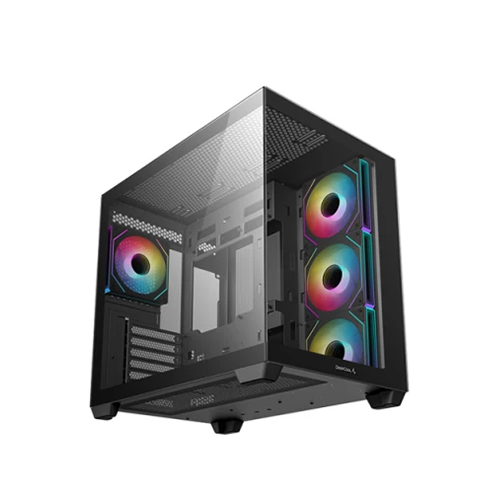 ქეისი - Deep Cool CG530 4F Black - 4x120 Fan ARGB