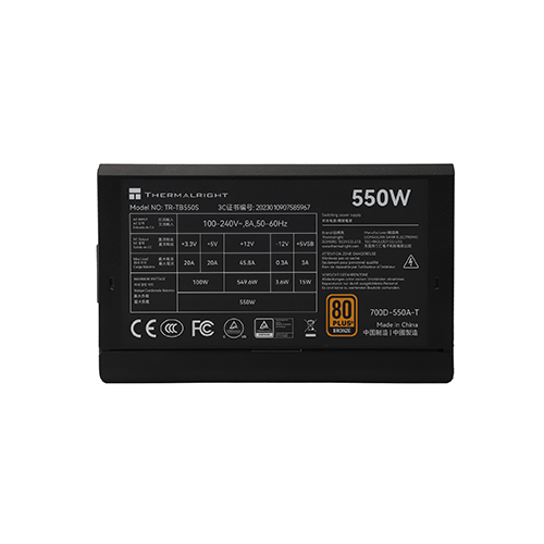 კვების ბლოკი - Thermal Right TB 550 Watt 80 Plus Bronze