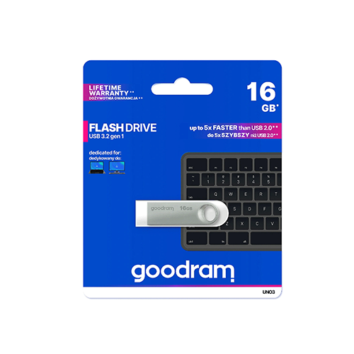 ფლეშ მეხსიერება - Goodram UNO3-0160S0R11 16 GB