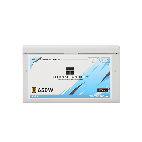 კვების ბლოკი - Thermal Right 650 Watt 80 Plus Gold White