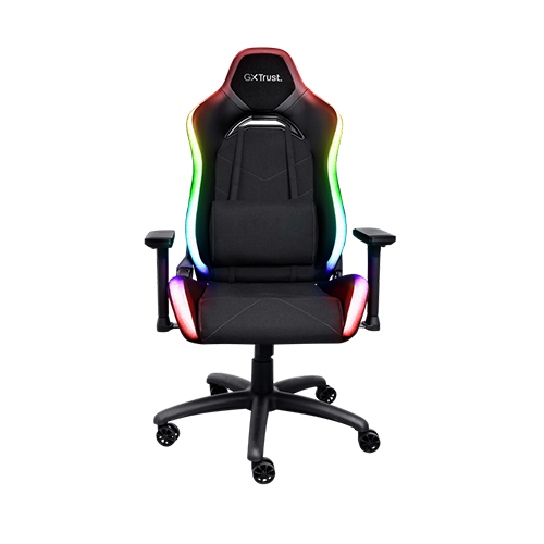 კომპიუტერის სკამი - Trust GXT 719 Ruya RGB Gaming Chair + Power Bank 5000 mAh