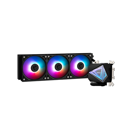 პროცესორის წყლის გაგრილება - Msi Mag Core Liquid I360 360 mm ARGB Black