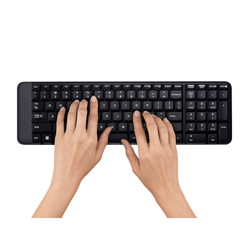 Combo - Wireless Keyboard + Mouse - Logitech MK220 Black