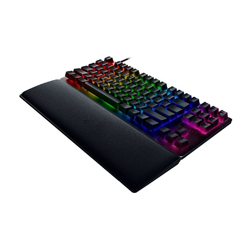 მექანიკური კლავიატურა - Razer Huntsman V2 TKL RGB 87key USB Black Red Switch EN