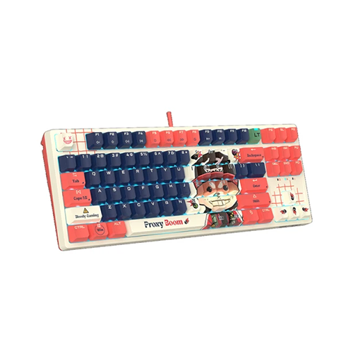 მექანიკური კლავიატურა - A4tech Bloody AT87 Alpha Optical Switch Proxy Boom