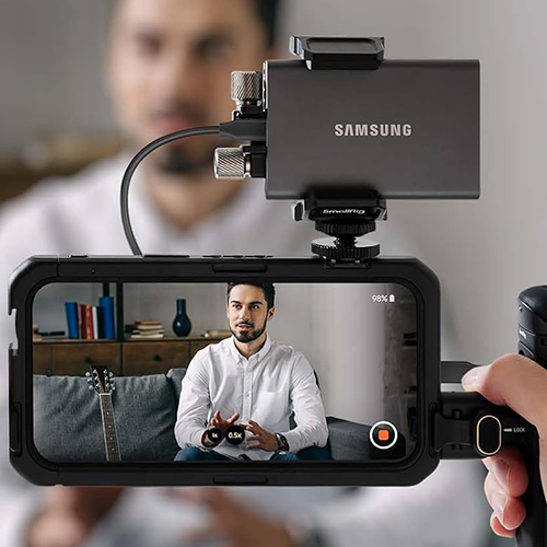 გარე SSD ვინჩესტერი - Samsung 2 TB GB T7 Blue